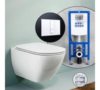 LAUFEN LUA set completo WC sospeso con elemento incasso neeos,, H8200800000001+16791WH#SET, LUA bianco [WC > WC con Elementi Incasso]