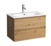 LAUFEN LUA Set LANI Set complet, lavabo avec meuble sous-lavabo, 800x515x440mm, H8600872671041, H8600872671041, Colorazione: Quercia selvatica