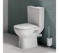 LAUFEN LUA WC a pavimento, con cassetta di scarico con sedile WC, H8240860000001+H8910820000001+H8270810009711, LUA bianco [Ceramiche da Bagno > WC]
