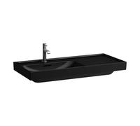 Laufen Meda lavabo 100x46 cm rettangolare da mobile nero opaca H8171187161091
