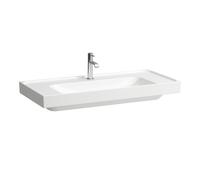 LAUFEN Meda lavabo, encastrable, 1000x460mm, tablette des deux côtés, 3 trous pour robinet, sans trop-plein, H8101194001581, H8101194001581, Colorazione: Bianco con LCC
