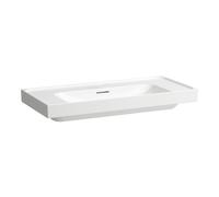 LAUFEN Meda lavabo, encastrable, 1000x460mm, tablette des deux côtés, sans trou pour robinetterie, avec trop-plein, H8101190001091, H8101190001091, Colorazione: Bianco