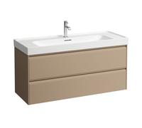 LAUFEN MEDA Meuble sous-lavabo, 2 tiroirs, système de rangement inclus, pour H814111, 1182x448x515mm, H4216320114651, H4216320114651, Colorazione: Cappucino
