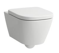 LAUFEN MEDA Set WC suspendu Advanced, Silent Flush, 360x540mm, incl. siège WC avec couvercle, H8661100000001, H8661100000001, Colorazione: Bianco