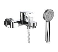 LAUFEN NEJA Mitigeur de bain, apparent, saillie 160mm, avec accessoires, chromé, H3215170041311, H3215170041311