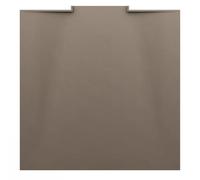 LAUFEN Nia Receveur de douche, 800x800x28mm, Marbond, carré, encastrement dans le sol, écoulement dans le mur, H2100301290001, H2100301290001, Colorazione: Caffè