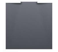 LAUFEN Nia Receveur de douche, 800x800x28mm, Marbond, carré, encastrement dans le sol, écoulement dans le mur, H2100300780001, H2100300780001, Colorazione: antracite