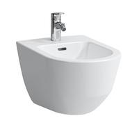 Bidet a parete Laufen PRO, 1 foro per rubinetto, 360x530 mm, con foro laterale per il collegamento allacqua, H830952, Colorazione: Bianco con LCC - H8309524003041