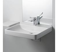 Lavabo Laufen Pro Liberty, senza barriere, 1 foro per rubinetto, senza sfioratore, 600x550 mm, H8119500001561