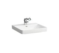 Lavabo Laufen Pro Liberty, senza barriere, 1 foro per rubinetto, con sfioratore, 600x550 mm, H8119500001041