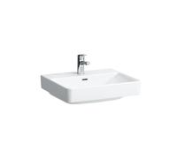 LAUFEN PRO S lavabo, 1 trou pour robinet, avec trop-plein, 550x465mm, H8109624001041, H8109624001041, Colorazione: Bianco con LCC