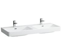 Laufen Pro S lavabo 120x46 cm rettangolare a parete-doppio bianco H8149664001041