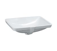 Lavabo da incasso Laufen PRO S, senza foro per rubinetto, con troppopieno, 525x400 mm, US chiuso, H811961, Colorazione: Bianco con LCC - H8119614001091