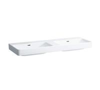 Doppio Lavabo Laufen PRO S troppopieno 1300x175x465mm Bianco