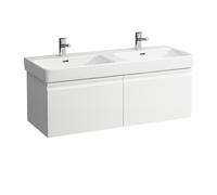 LAUFEN Pro S Meuble sous-lavabo 2 tiroirs, pour lavabo H814966, 1160x450x395mm, H4835630964751, H4835630964751, Colorazione: Bianco lucido