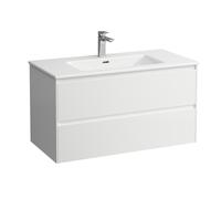 LAUFEN Pro S Set Lani Set complet 1000, lavabo avec meuble sous-lavabo, 1000x500x540mm, H8649672611041, H8649672611041, Colorazione: Bianco lucido