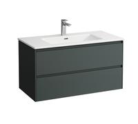 LAUFEN Pro S Set Lani Set complet 1000, lavabo avec meuble sous-lavabo, 1000x500x540mm, H8649672661041, H8649672661041, Colorazione: Grigio traffico