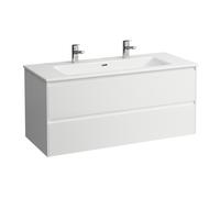 LAUFEN Pro S Set Lani Set complet 1200, lavabo, 2 trous pour robinet, meuble sous-lavabo inclus, 1200x500x540mm, H8649692611071, H8649692611071, Colorazione: Bianco lucido