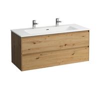 LAUFEN Pro S Set Lani Set complet 1200, lavabo, 2 trous pour robinet, meuble sous-lavabo inclus, 1200x500x540mm, H8649692671071, H8649692671071, Colorazione: Quercia selvatica