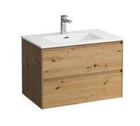 LAUFEN Pro S Set Lani Set complet 800, lavabo avec meuble sous-lavabo, 800x500x540mm, H8649652671041, H8649652671041, Colorazione: Quercia selvatica