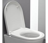 Sedile per WC Laufen PRO, con rivestimento, sfoderabile, colorazione: Bianco