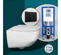 LAUFEN Pro set completo WC a parete con elemento incasso neeos,, H8209664000001+16791BM#SET, Pro bianco [WC > WC]