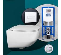 LAUFEN Pro set completo WC sospeso con elemento incasso neeos,, H8209664000001+16601WH#SET, Pro bianco [WC > WC con Elementi Incasso]
