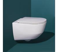 Laufen PRO Set WC sospeso, senza bordo, con sedile WC slim, bianco, H8669570000001