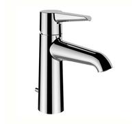LAUFEN PURE Mitigeur monocommandé pour lavabo, Eco+, bec fixe, saillie 110 mm, avec vidage, chromé, HF901701100000, HF901701100000, Colorazione: cromo