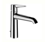 LAUFEN PURE Mitigeur monocommandé pour lavabo, Eco+, bec fixe, saillie 140 mm, avec vidage, chromé, HF901703100000, HF901703100000, Colorazione: cromo