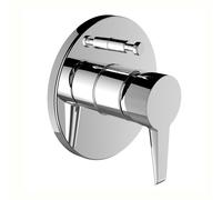 LAUFEN PURE Set de montage final pour mitigeur de bain encastré SimiBox Standard et Light, avec inverseur, clapet anti-retour de tuyau intégré, 2 consommateurs,, HF901789100000, HF901789100000, Colora