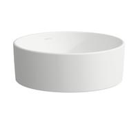 Laufen Savoy lavabo 38x38 cm rotonda da appoggio bianco opaca H8129417571121