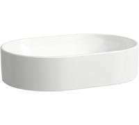 Laufen Savoy lavabo 55x38 cm ovale da appoggio bianco H8129440001091