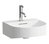 Laufen Sonar lavabo 42x41 cm semicircolare a parete bianco lucida H8163410001041
