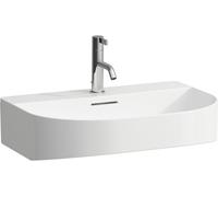Laufen Sonar lavabo sottopiano, 3 fori per rubinetto, con sfioratore, 600x420mm, H810342, Colorazione: Bianco