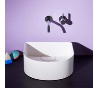 LAUFEN SONAR lavabo da appoggio, H8123407571121, SONAR bianco opaco [Lavabi > Lavabi da Appoggio]