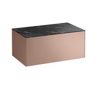 Laufen Sonar armadietto con piano 77.5x45.5x34 cm sottolavabo sospeso nero-rame H4054100341411