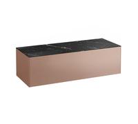 Laufen Sonar armadietto con piano 117.5x45.5x34 cm sottolavabo sospeso nero-rame H4054200341411
