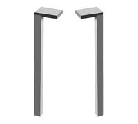 LAUFEN Space piedi per mobili da bagno, set da 2, H4112201601051, Space alluminio [Mobili da Bagno > Accessori per Mobili da Bagno]