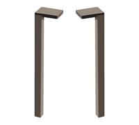 LAUFEN Space piedi per mobili da bagno, set da 2, H4112201601061, Space marrone scuro [Mobili da Bagno > Accessori per Mobili da Bagno]