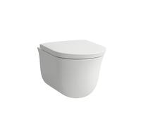 LAUFEN The New Classic WC a parete, lavabo profondo, senza bordo di risciacqu...