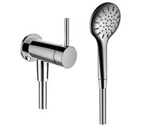 LAUFEN TwinPlus Mitigeur de douche, encastré, avec douchette et flexible de douche, pour Simibox 1-Point, HF905455100000, HF905455100000