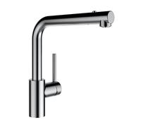 LAUFEN Twinplus rubinetto da cucina, estraibile, orientabile, HF905436441000, Twinplus acciaio inox spazzolato [Rubinetteria da Cucina > Rubinetti da Cucina]
