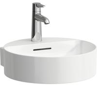 Laufen Val lavabo 40x42.5 cm rotonda a parete bianco opaca H8112817571041