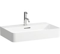 Laufen Val lavabo 65x42 cm rettangolare a parete bianco lucida H8102844001041