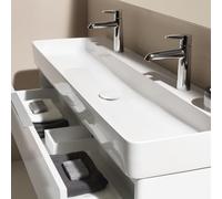 LAUFEN VAL lavabo doppio, H8102894001151, VAL bianco [Lavabi > Lavabi Doppi]