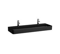LAUFEN VAL lavabo doppio, H8102897161151, VAL nero opaco [Lavabi > Lavabi Doppi]