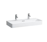 LAUFEN VAL lavabo doppio, H8102870001071, VAL bianco [Lavabi > Lavabi Doppi]