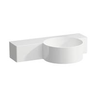 LAUFEN VAL lave-mains, sans trou pour robinet, sans trop-plein, 550x315mm, tablette gauche, H8152847571421, H8152847571421, Colorazione: bianco opaco