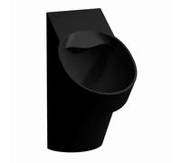 LAUFEN Val urinoir à aspiration, sans trous pour montage du couvercle, sans rebord, 305x365x560mm, H8402857160001, H8402857160001, Colorazione: Nero opaco